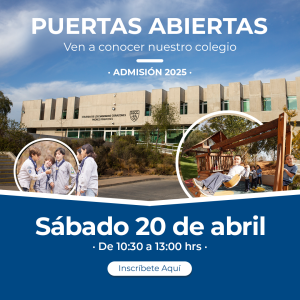 Banner Puertas Abiertas Colegio SS.CC.